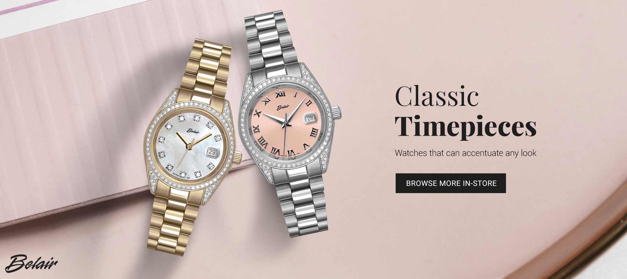 Shop beautiful timepieces at Bowman Jewelers