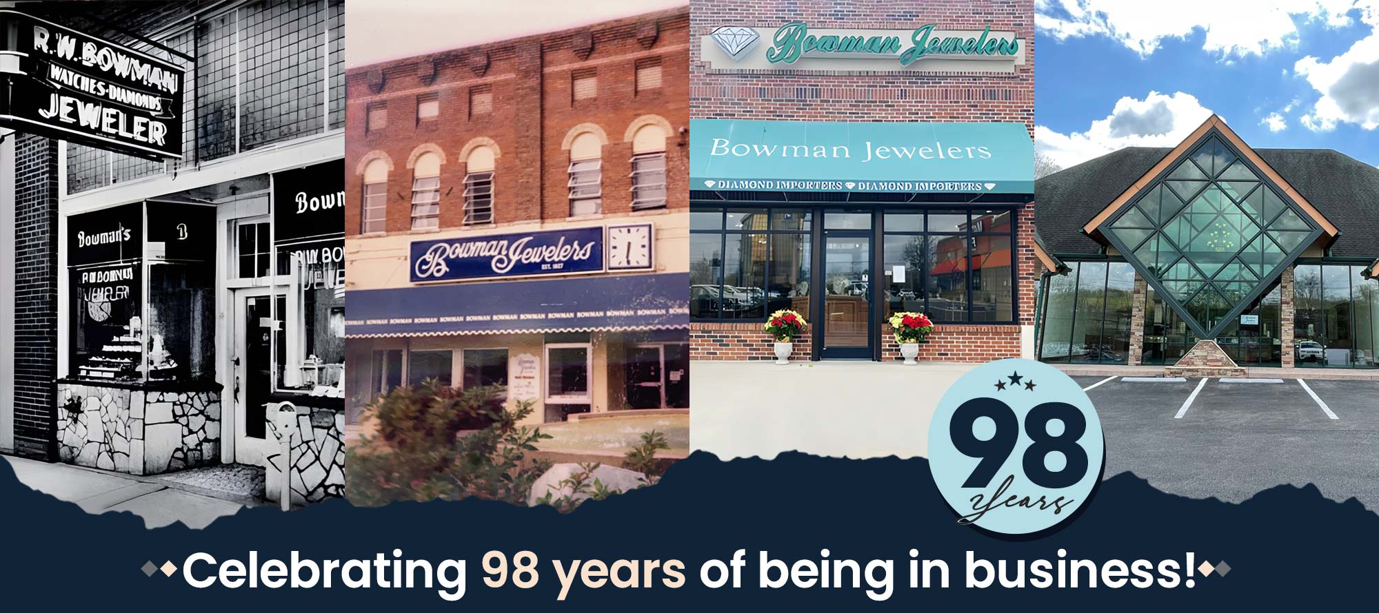 Bowman Jewelers Celebrating Ninety Eight Years in Business