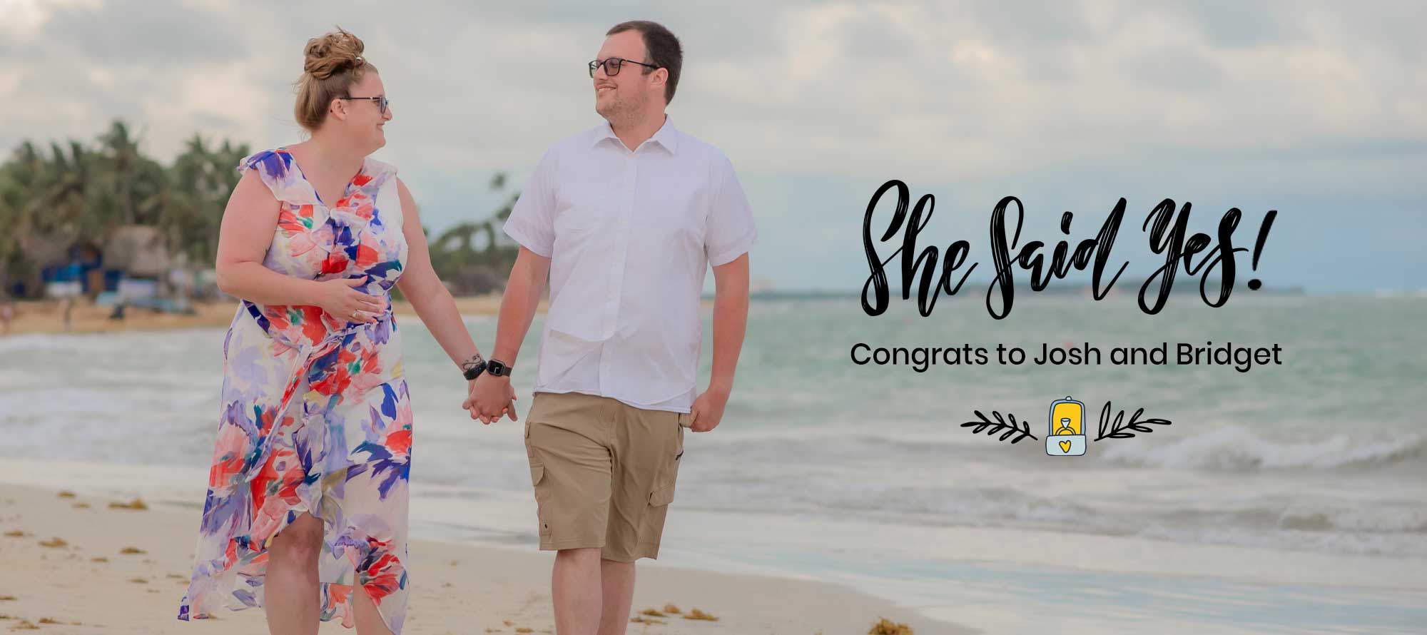 Bowman Jewelers Happy Couple Josh and Bridget